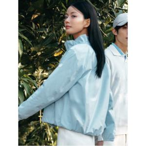 여성 안감 바람막이 점퍼  스카이 블루 (BJ5239A03Q)