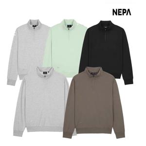 (공용) 하프집업 맨투맨 티셔츠 5종택1