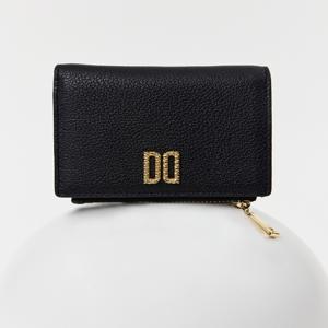 액세서리 여성 [[25SS]] WCWA5E103BK [스테디셀러] 블랙 DD로고 소가죽 반지갑