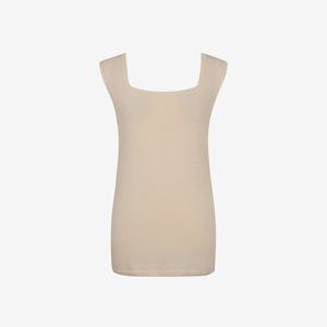 3D 홀가먼트 니트 RN 민소매 스퀘어넥_ST2015