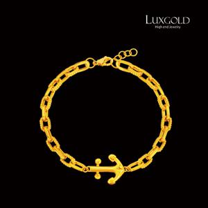 [LUXGOLD]24K 럭키닻 체인 팔찌