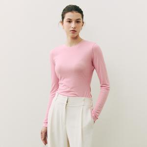 26SS 베일드 실크블렌디드 티블라우스