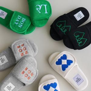 [BWTZ] 테리 벨크로 메모리폼 실내화 층간소음 슬리퍼 #2 (여성용 남성용빅사이즈)