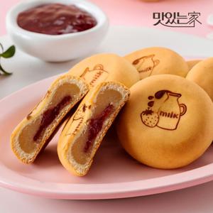 화과방 우유앙빵딸기 35gx20개입 1box / 대량간식 개별포장 만주 간식(26.03.09일까지)