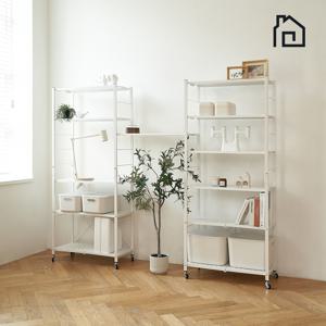 자유높이조절 6단 폴딩선반