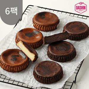 다신샵 성수동제빵소 글루텐프리&저당 바스크치즈케이크 2종 6팩 / NO밀가루 NO설탕