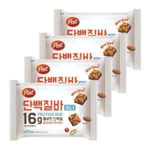 포스트 단백질바 미니 231g x4개