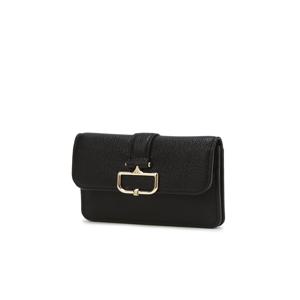 L[선물포장][BIRKBECK CHARLOTTE] 버크백 샬롯 블랙 D장식 소가죽 카드지갑 DCHO5E542