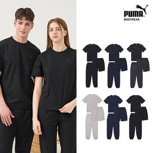 트레이닝 남녀 3종세트(반팔+반바지+조거팬츠) 3컬러 택1