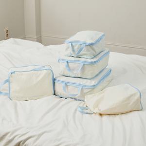 여행 압축 파우치 5p 세트 (2colors)