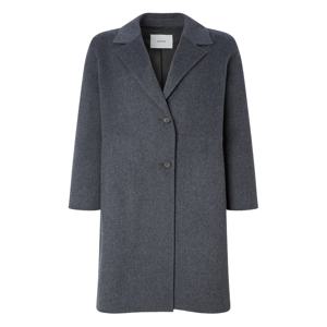 헤지스 여성 [[25FW]] HSCO5DC01CG [시즌오프]캐시미어 블렌디드 핸드메이드 싱글 롱코트 차콜