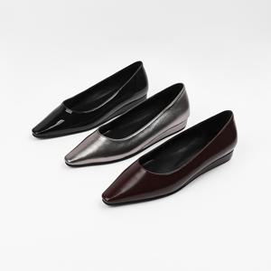 신난다슈 여성 구두 펌프스 힐 2cm 여자 플랫 슈즈 웨지힐 발편한 통굽ST261101