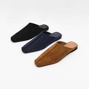 신난다슈 여성 블로퍼 여자 플랫 뮬 슬리퍼 스웨이드 발편한 낮은굽 AG26527