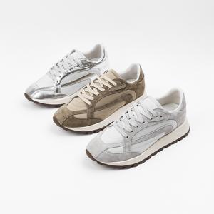 신난다슈 여성 키높이 스니커즈 운동화 단화 4cm 소가죽 발편한 쿠션 GDR263101