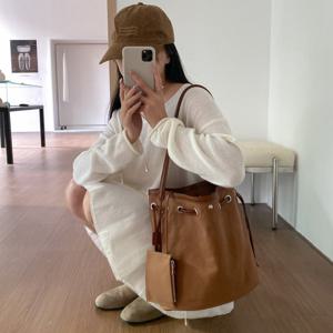 [브리치]  / 여성 데일리 복조리 숄더백 지갑세트