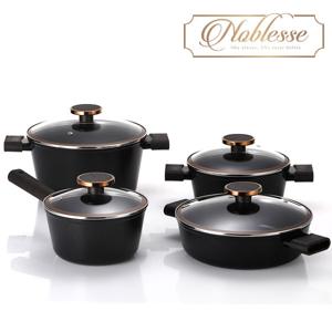 네오플램 노블레스 IH 인덕션 냄비 4종 세트+인덕션레인지
