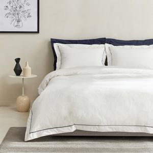 [호텔베딩] 도슨 80수 고밀도 바이오워싱 호텔식 누빔이불커버 단품/세트/풀세트