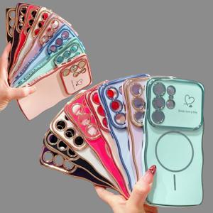 갤럭시 s25 s24 s23 a36 26 17 16 15 물결 하트 맥세이프 케이스