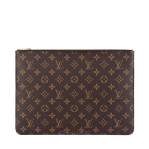 (선물포장)(당일출고) 클러치 KEY 키 파우치 L 모노그램 브라운