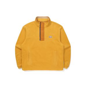 [POLARTEC] 플리스 스탠넥 반집업 맨투맨 YELLOW