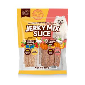 [유통기한임박] 강아지 야채간식 져키믹스 슬라이스 600g