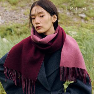 25FW 캐시미어 100 이중직 투톤 머플러 1종