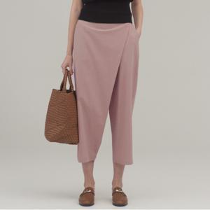 [신비][최초가169,000]시크 랩 면 밴딩 슬랙스_SVPT240401