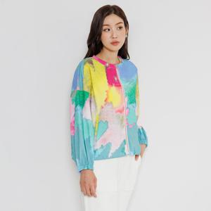 [최초가 224000원] 솜사탕 뒷주름 후드 크랍 점퍼 (AHMPJP07)-PK