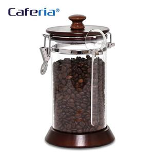 나무/아크릴 밀폐 커피보관용기 1000ml (CA3)원두보관용기,원두보관통,원두보관,원두밀폐용기