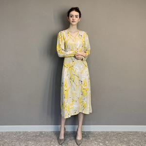 [파슨스] ink.belted dress     [PW1O2OP02]