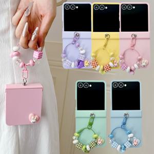 갤럭시 z플립 7 6 5 4 3 파스텔 하트 토끼 링 고리 힌지 케이스