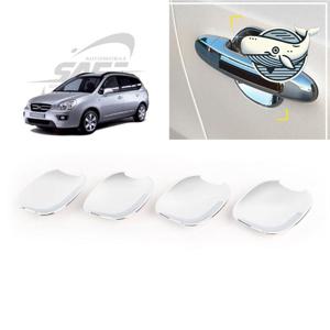 뉴카렌스 크롬 도어핸들 커버 유광 손잡이 익스테리어용품 익스테리어몰딩 크롬몰딩 도어캐치