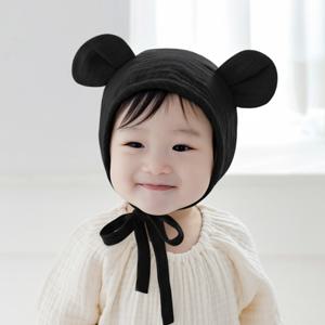 리뗀클로르 마우스거즈햇 아기동물모자 신생아귀달이비니모자 화이트