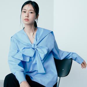 [미리주문10%]26SS 오버핏 리본 셔츠