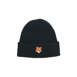 남성 폭스 헤드 비니 블랙 PM06111KT1140-P199