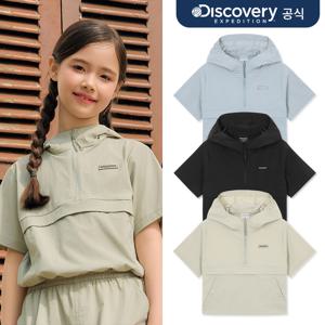 [디스커버리] 여아 프레시벤트 세미크롭 트레이닝 아노락 3종 택1