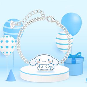 [각인상품]  헬로키티주얼리 시나모롤 에나멜 미아방지 팔찌 CNSBR386