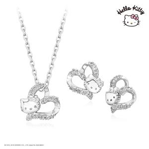 헬로키티주얼리 하트 2종세트(화이트) HLS175-W