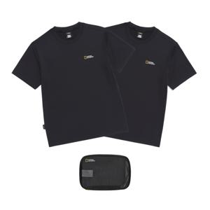 N265UPA910 26SS 유니 메이스 기능성 2PACK 반팔 티셔츠 BLACK