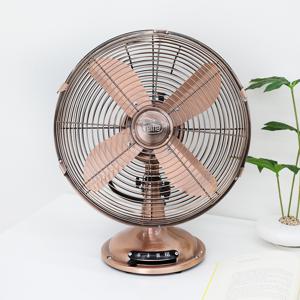 REINA 30cm 메탈 탁상용 선풍기 황동  RF-3121 인테리어 레트로