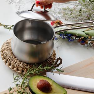 일본  스테인레스 편수냄비 이유식 밀크팬 12cm