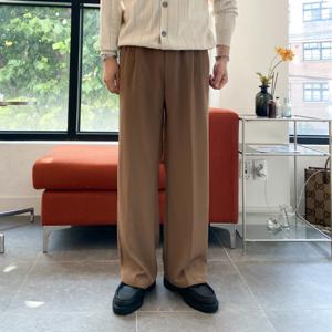 [오늘출발]가을신상 핏이 예쁜 와이드 남자밴딩슬랙스 투턱슬랙스 와이드슬랙스 링클프리바지 남자슬랙스