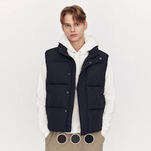 남성 오버핏 목넥 신세틱 볼륨 패딩 조끼/베스트 075925