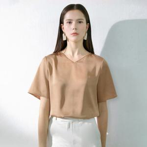 [최초가 59000원] [55~88] 썸머 새틴 V넥 블라우스