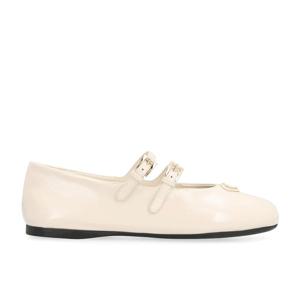 MUST IT_ 더블 스트랩 여성 플랫슈즈 1F794N 3A9S F0304