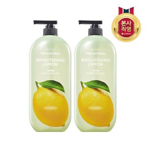 온더바디 더내추럴 바디워시 900g 레몬향 x 2개