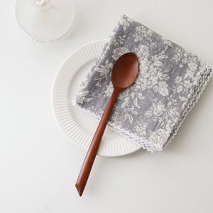 옻칠 티스푼 우드 나무 숟가락 나무수저 꿀스푼 차스푼