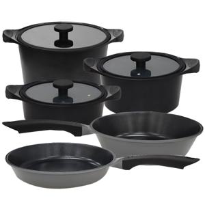 서빙 인덕션 냄비 후라이팬 세트 5종A (24cm양수+24cm전골+28cm곰솥+28cm후라이팬+28cm궁중팬)