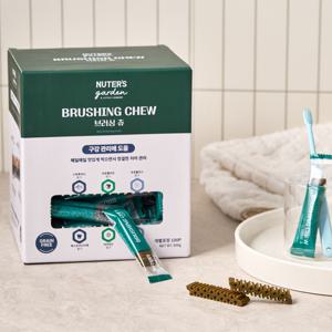 누터스가든 브러싱츄 강아지덴탈껌 치석제거 강아지껌 100개입 800g