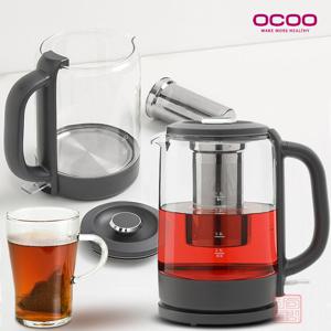 1.5L 대용량 글라스 전기 티포트 유리포트 커피포트 전기포트 전기주전자 차포트